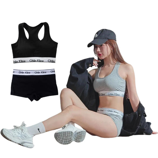 Ensemble Brassière de Sport avec Rembourrage Mousse + Short Femme - BLACKBEARD OUTDOOR INDUSTRIES