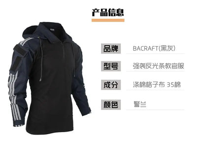Uniforme Tactique Instructeur avec Bandes Réfléchissantes – Bleu marine - BLACKBEARD OUTDOOR INDUSTRIES