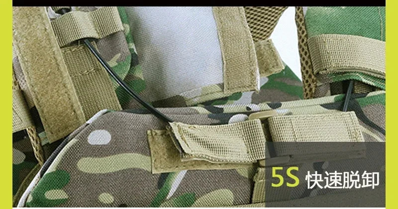 Porte-Plaques MOLLE à Dégagement Rapide – Nylon Tactique Haute Résistance Ma boutique