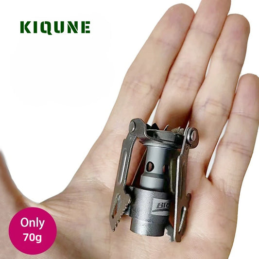 Réchaud à Gaz Portable KIQUNE K-3000 – Mini Brûleur en Fonte et Cuivre - BLACKBEARD OUTDOOR INDUSTRIES