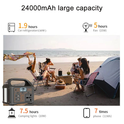 JSDsolar Power Station 100W – Générateur Solaire Portable avec Batterie LiFePO₄ 76.8Wh - BLACKBEARD OUTDOOR INDUSTRIES
