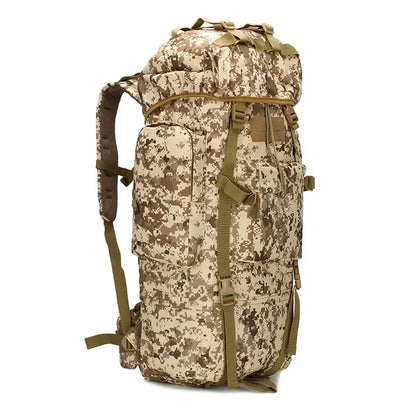 Sac à Dos de Randonnée 70L Imperméable avec Housse de Pluie – Grand Sac de Camping et Escalade - BLACKBEARD OUTDOOR INDUSTRIES