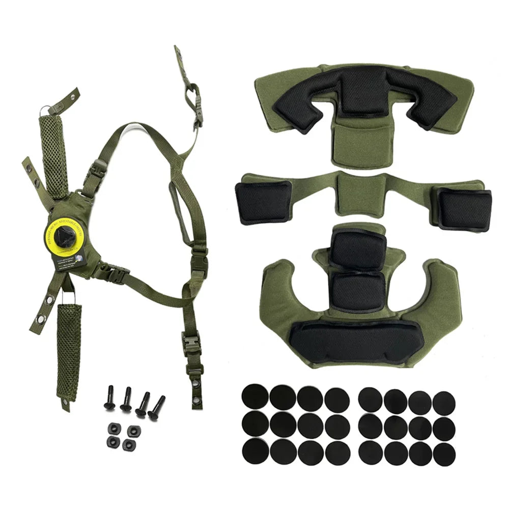 Système de Suspension & Coussinets Mémoire pour Casque Wendy, Fast MICH, ACH Ma boutique