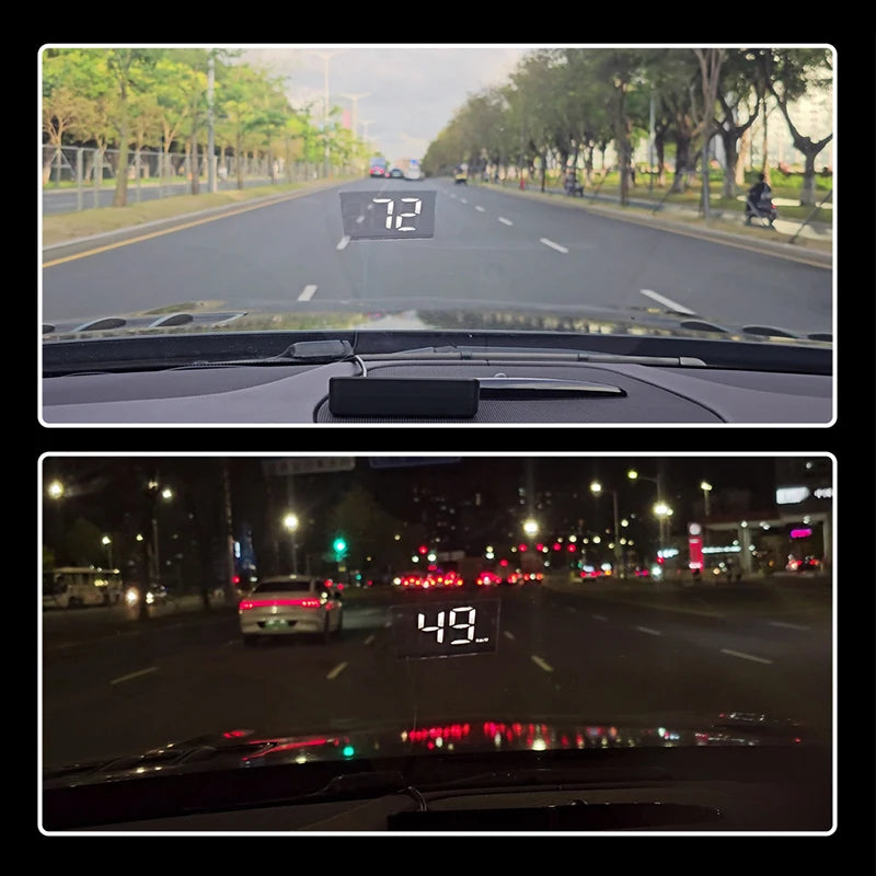 Affichage Tête Haute (HUD) de Vitesse pour Véhicule – Compteur Numérique GPS, Projection sur Pare-Brise, Accessoire Électronique Auto - BLACKBEARD OUTDOOR INDUSTRIES