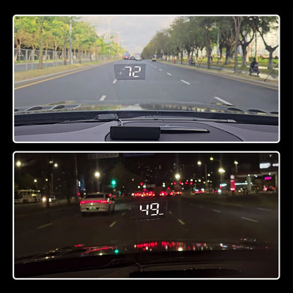 Affichage Tête Haute (HUD) de Vitesse pour Véhicule – Compteur Numérique GPS, Projection sur Pare-Brise, Accessoire Électronique Auto - BLACKBEARD OUTDOOR INDUSTRIES