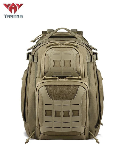 Sac à Dos Tactique YAKEDA 600D MOLLE – 40L, Étanche, Polyvalent - BLACKBEARD OUTDOOR INDUSTRIES