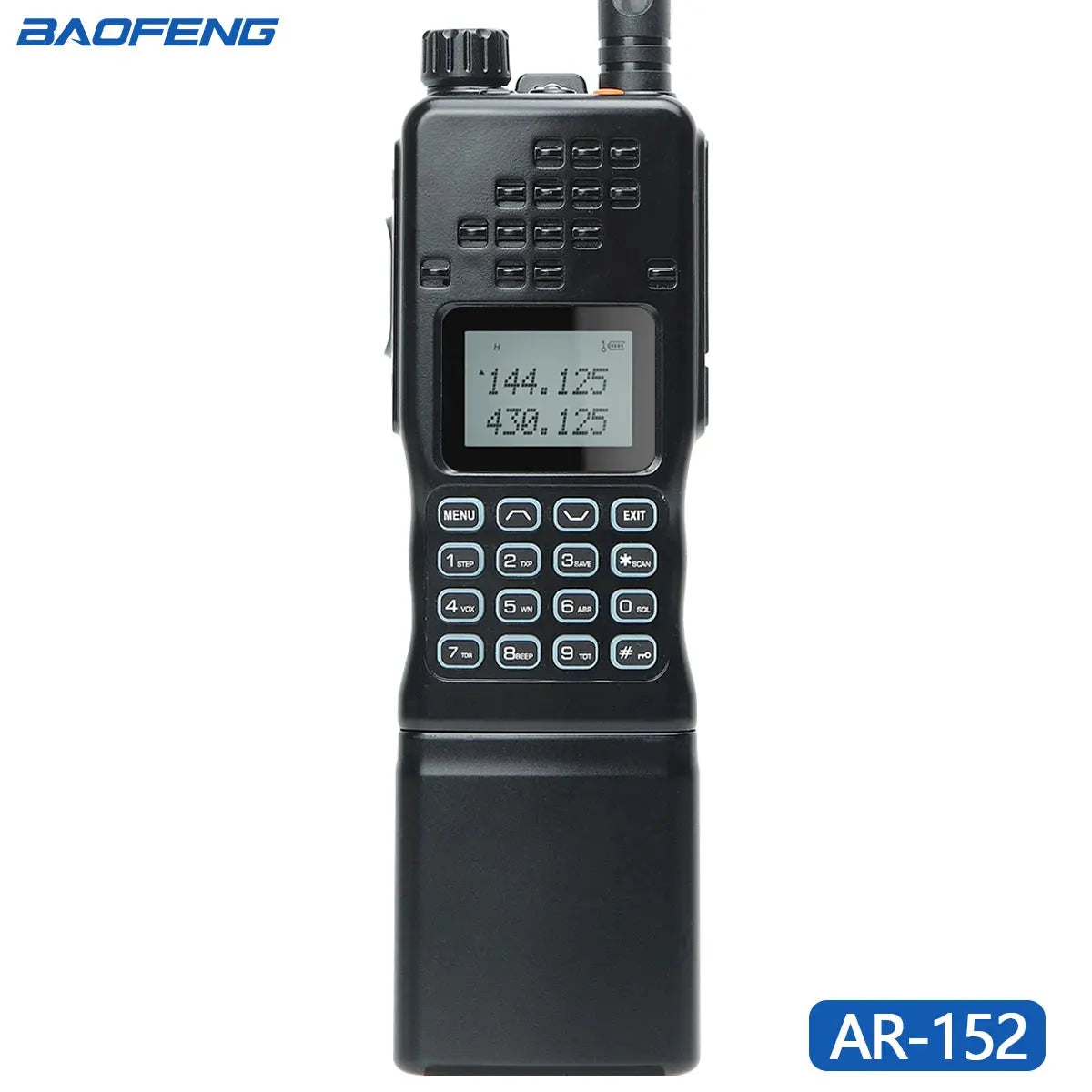 Baofeng AR-152 – Radio Tactique Puissante 25W | Batterie 12000 mAh | Portée jusqu'à 15 kml Longue portée  type AN PRC-152 Ma boutique