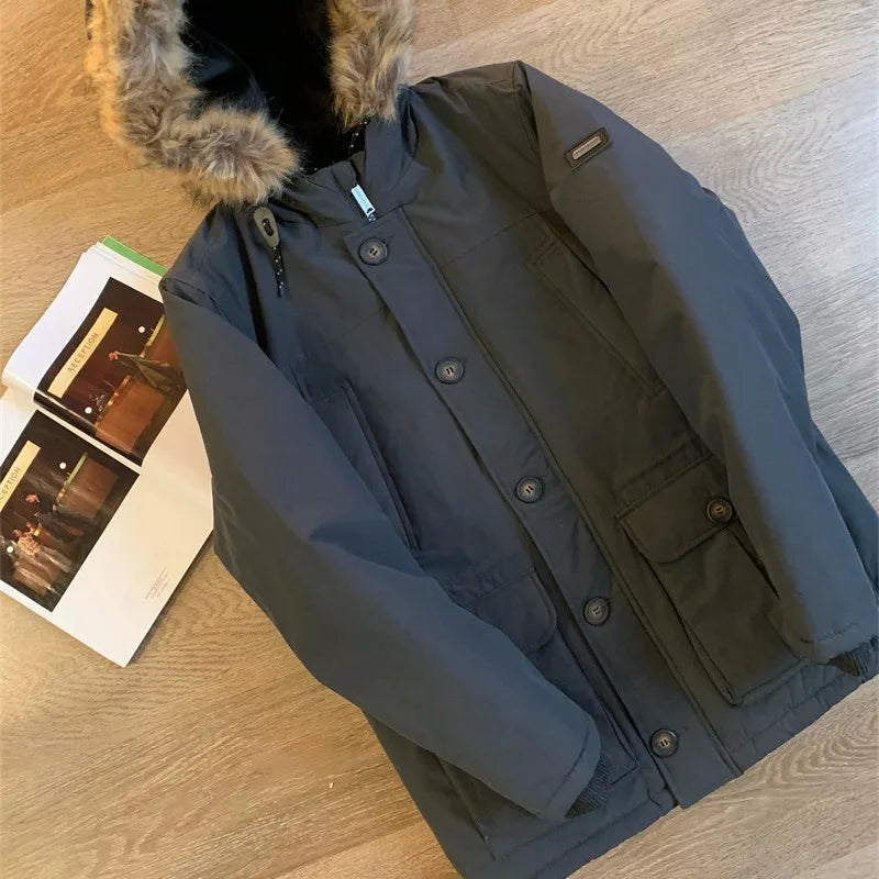 Manteau Long M65 Tooling Outdoor Homme et Femme Imperméable, Coupe-Vent, Ultra Chaud, Avec Capuche — Spécial Hiver - BLACKBEARD OUTDOOR INDUSTRIES