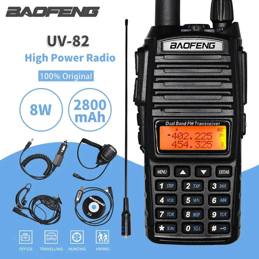 Baofeng UV-82  Talkie-Walkie Vhf/Uhf Ma boutique