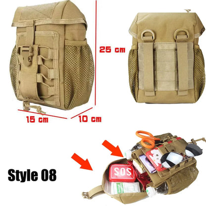 Sacoche Ophidian IFAK EDC Ceinture Taille / Sacoche Tactique pour Chasse, Gilet, Trousse de Premiers Secours, Camping et Survie - BLACKBEARD OUTDOOR INDUSTRIES