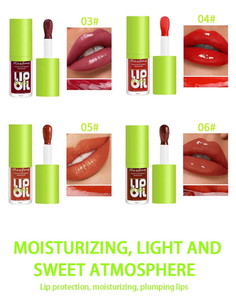 6-tone moisturizing lip gloss luminous oil lip gloss, moisturizing transparent liquid lip gloss, natural lip enhancer, make lips BLACKBEARD OUTDOOR INDUSTRIES