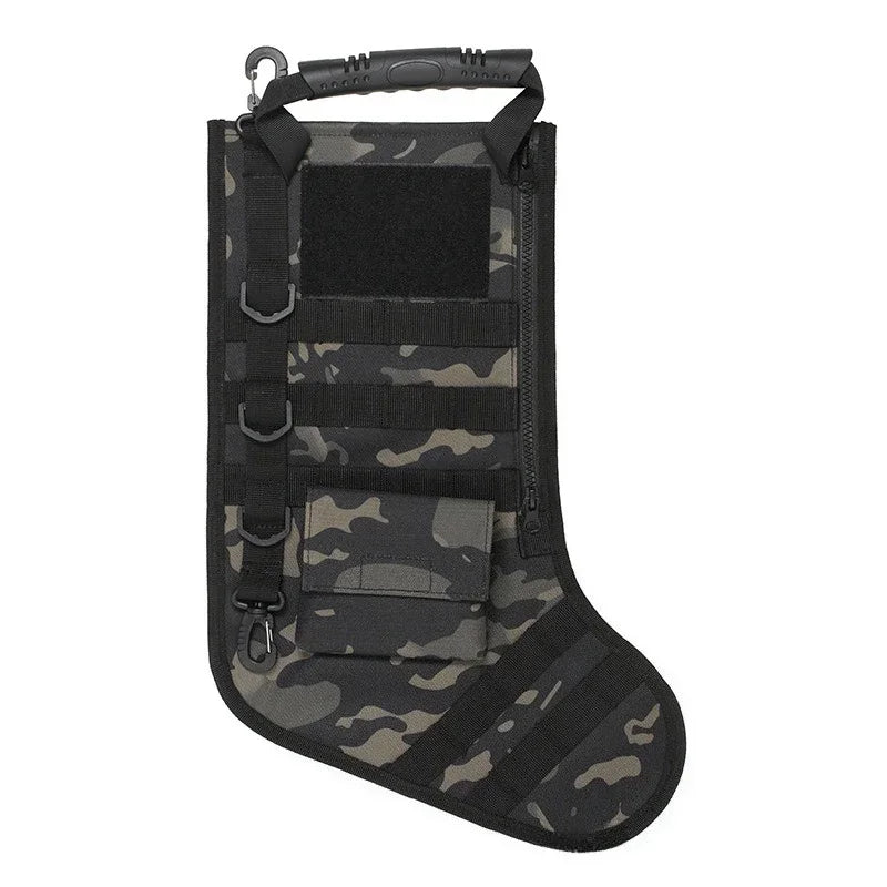 Tactical Molle Christmas sock, holiday gift sock, seasonal hanging EDC bag, outdoor sports hunting accessory, disposable bag BLACKBEARD OUTDOOR INDUSTRIES
