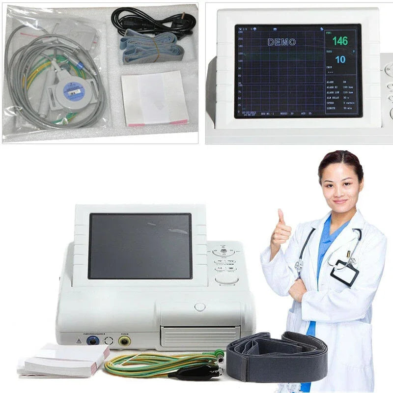 CONTEC CMS800G Moniteur Fœtal Prénatal – Surveillance FHR, TOCO, Mouvement Fœtal (Sonde Double Optionnelle) Ma boutique