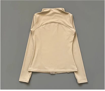 Veste Fitness à Col Montant pour Femme – Veste de Sport Slim-Fit à Fermeture Éclair, Séchage Rapide pour Yoga, Course et Cyclisme - BLACKBEARD OUTDOOR INDUSTRIES