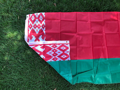 Drapeau National du Bélarus - 90x150 cm - Polyester de Haute Qualité pour Décoration et Activités BLACKBEARD OUTDOOR INDUSTRIES