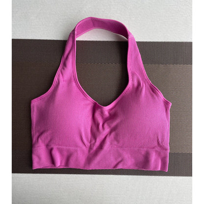 Soutien-Gorge Sans Couture à Col Halter "Limitless" - Spandex Élastique et Respirant pour Femmes, Confort et Maintien, Idéal pour le Fitness et le Yoga - BLACKBEARD OUTDOOR INDUSTRIES