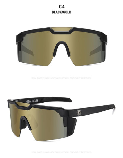 Lunettes de Soleil Heat Wave – Sport Cyclisme Style Conjugué, Polarisées, Anti-reflet, UV400 – Pour Homme & Femme - BLACKBEARD OUTDOOR INDUSTRIES