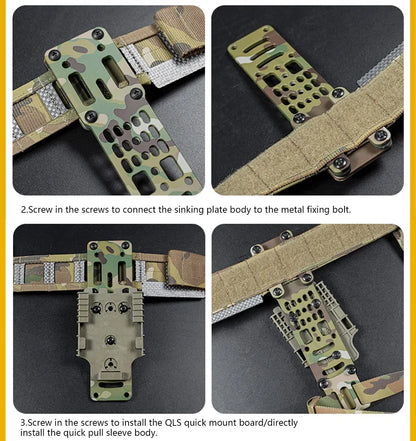 Holster Tactique 6354DO – Pour Glock 17/19 avec Lampe X300/X300U - BLACKBEARD OUTDOOR INDUSTRIES