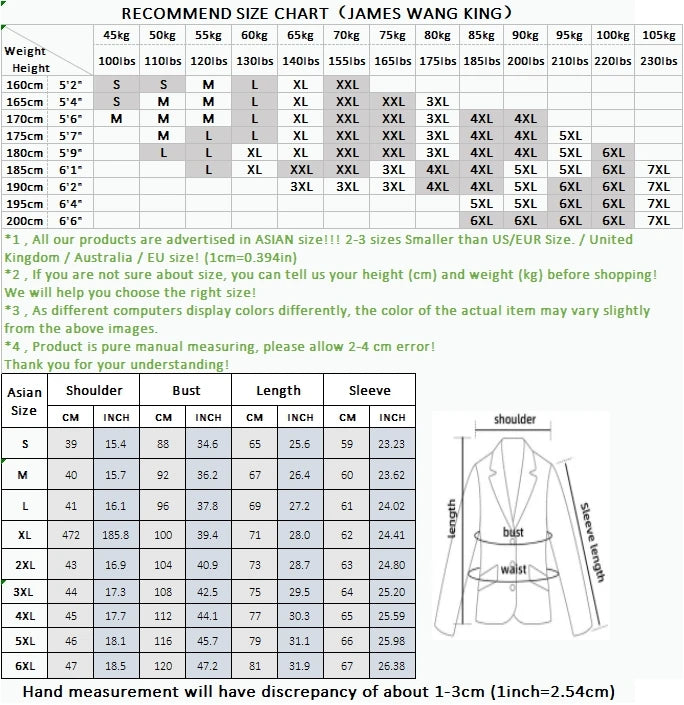 Costume Homme Slim Fit à Deux Boutons – Costume Professionnel et Élégant avec Pantalon Inclus (Tailles S-6XL) BLACKBEARD OUTDOOR INDUSTRIES