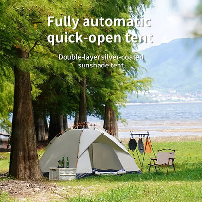 Tente de Camping Automatique 3-4 Personnes – Ouverture Rapide & Protection UV - BLACKBEARD OUTDOOR INDUSTRIES