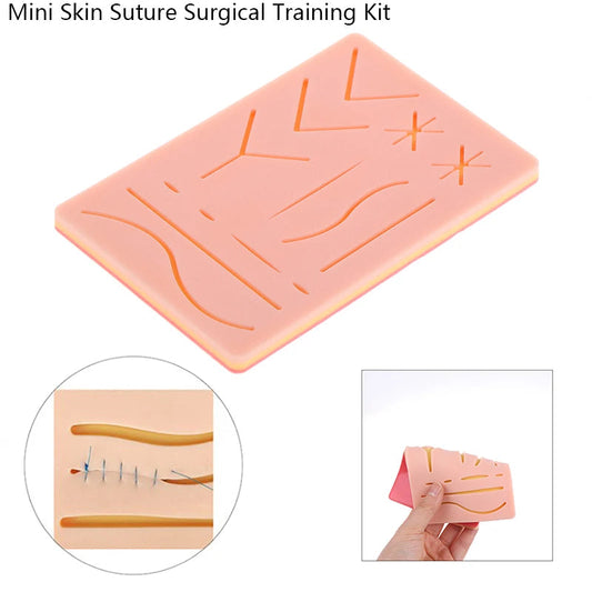 🩹 Tapis de Pratique pour Suture – Peau Silicone 3 Couches avec 14 Plaies Ma boutique