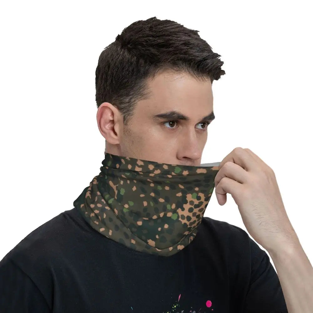 Tiger Stripe Camo – Bandeau Tour de Cou Hiver Multifonction pour Hommes et Femmes | Parfait pour Randonnée, Cyclisme, Sports Outdoor et Usage Quotidien - BLACKBEARD OUTDOOR INDUSTRIES