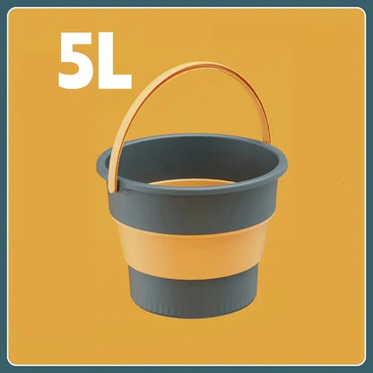 Seau Pliable avec Couvercle 5L / 10L / 17L — Seau Multi-Usages Portable pour Camping, Voiture, Pêche, Maison - BLACKBEARD OUTDOOR INDUSTRIES