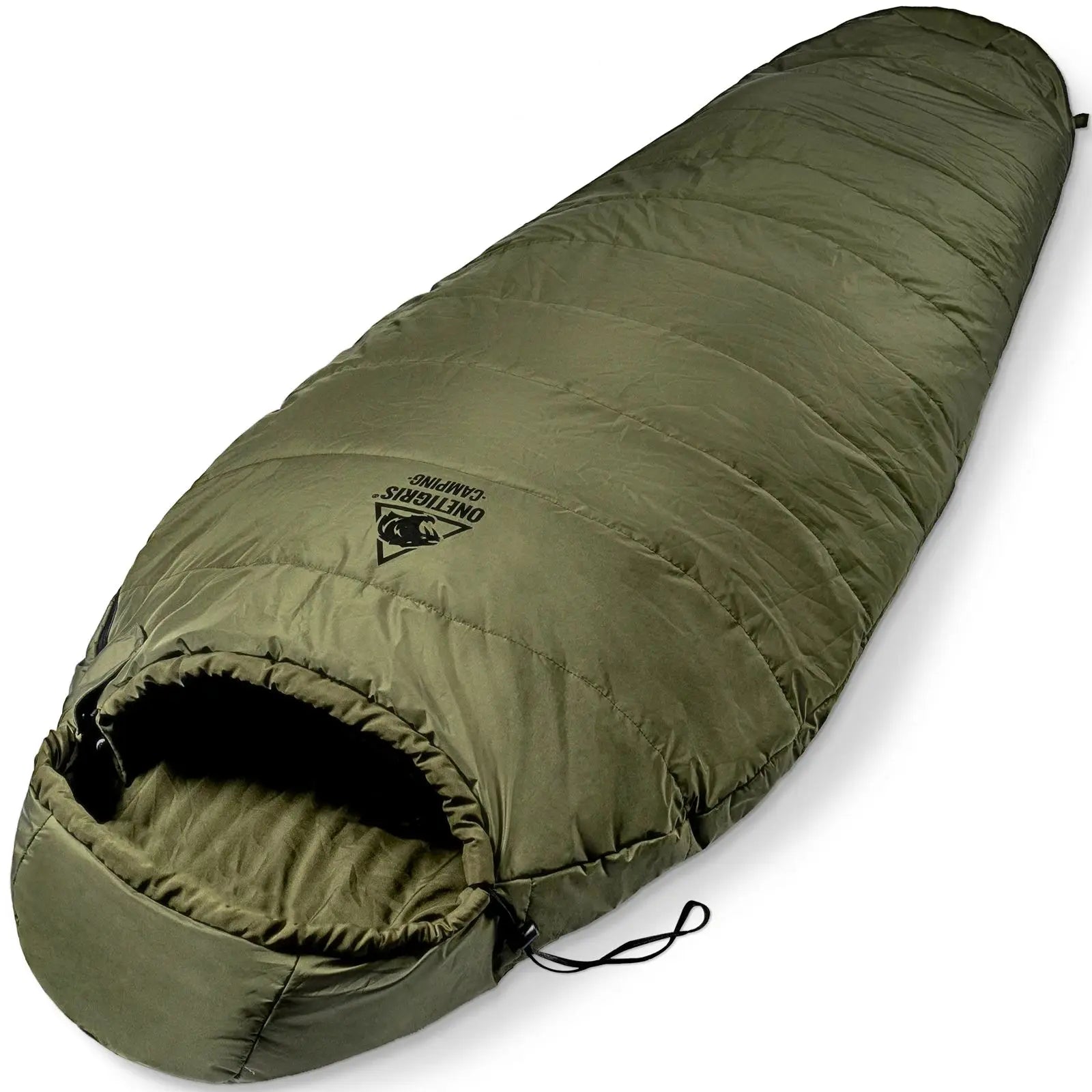 OneTigris Bushcrafter’s Sleeping Bag – Sac de Couchage Mummy 3 Saisons pour Camping, Randonnée & Survie - BLACKBEARD OUTDOOR INDUSTRIES