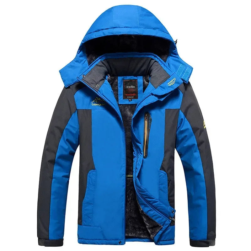 Parka Hiver Homme 2024 - Veste Chaude Imperméable avec Capuche Amovible | Coupe-Vent Militaire Fleece Jusqu’au 9XL - BLACKBEARD OUTDOOR INDUSTRIES