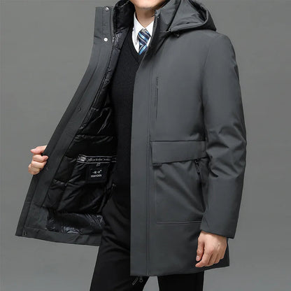 Parka Homme d'Hiver avec Col à Capuche, Résistante à l'Eau et au Vent - Confort et Chaleur -40°C BLACKBEARD OUTDOOR INDUSTRIES