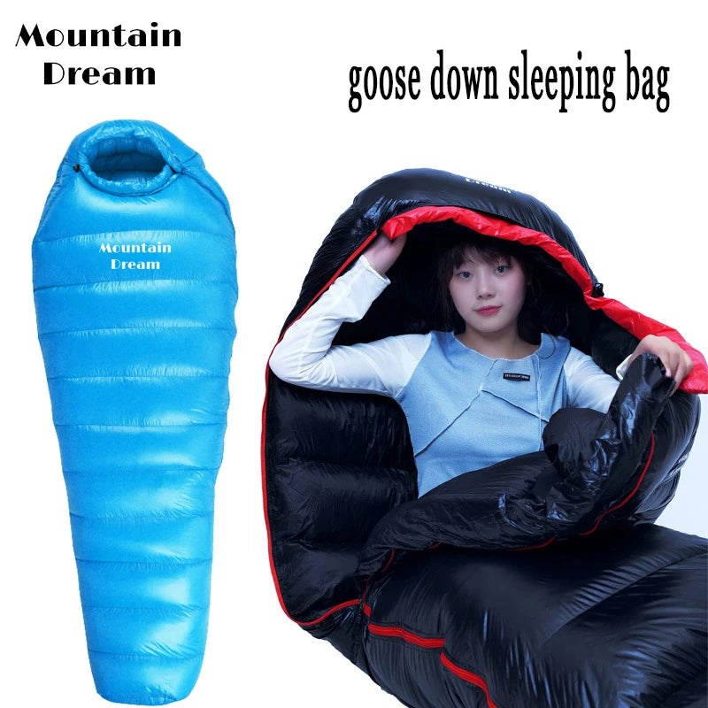 Sac de Couchage Hiver en Duvet d’Oie – Modèle Mummy 3 Saisons – KOSRTON - BLACKBEARD OUTDOOR INDUSTRIES