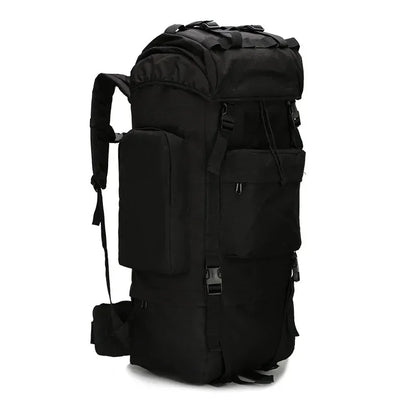 Sac à Dos de Randonnée 70L Imperméable avec Housse de Pluie – Grand Sac de Camping et Escalade - BLACKBEARD OUTDOOR INDUSTRIES