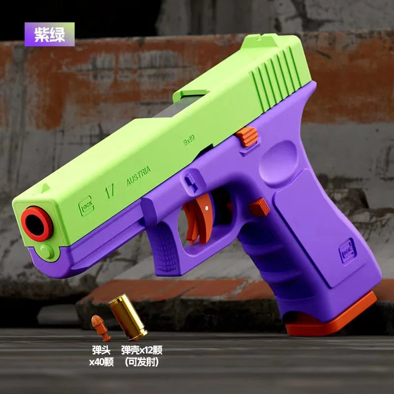 Laser Version Dual-mode Shell Ejection G17 Pistol  Blaster Automatic Gun Ma boutique