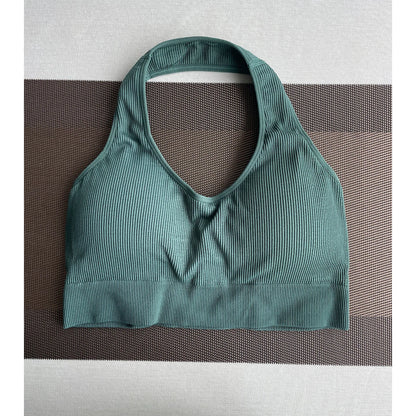 Soutien-Gorge Sans Couture à Col Halter "Limitless" - Spandex Élastique et Respirant pour Femmes, Confort et Maintien, Idéal pour le Fitness et le Yoga - BLACKBEARD OUTDOOR INDUSTRIES