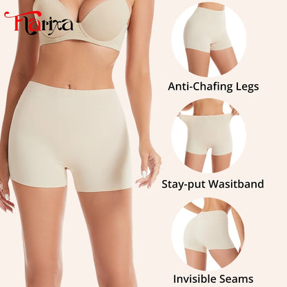 Shorts de Protection Invisibles Flarixa – Boyshorts Sans Couture à Taille Haute pour Femmes, Anti-Frottements, Confort et Sécurité sous les Jupes - BLACKBEARD OUTDOOR INDUSTRIES