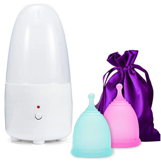 Kit Stérilisateur Haute Température + 2 Coupes Menstruelles en Silicone Médical | Hygiène Féminine Réutilisable - BLACKBEARD OUTDOOR INDUSTRIES