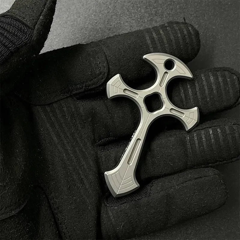 Collier de Protection de Sécurité avec Pendentif Croix - Outil d'Urgence et Défense Personnelle, Portable pour Briser Vitre - BLACKBEARD OUTDOOR INDUSTRIES