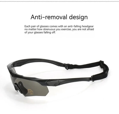 Lunettes Tactiques Militaires 3 Verres HD – Anti-UV, Anti-Choc, Airsoft, Moto, Randonnée - BLACKBEARD OUTDOOR INDUSTRIES