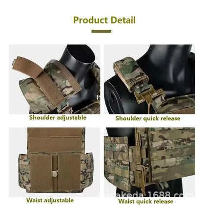YAKEDA  chaleco Plate Carrier Vest Quick Release 1000D Nylon Molle Ma boutique