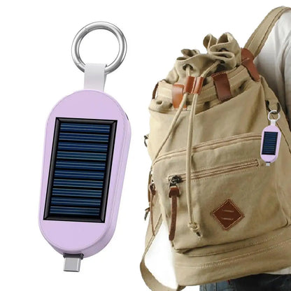 Mini Chargeur Solaire Portable 3000mAh Porte-Clés – Power Bank Sans Fil Compact - BLACKBEARD OUTDOOR INDUSTRIES