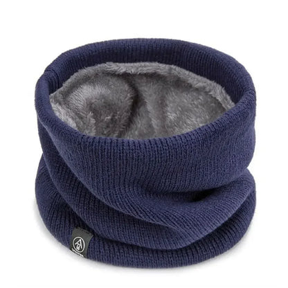 Écharpe Chauffante Tricotée Unisexe – Col de Protection Hiver, Doublure Épaissie, Pour Sport, Course, Randonnée et Activités Extérieures - BLACKBEARD OUTDOOR INDUSTRIES