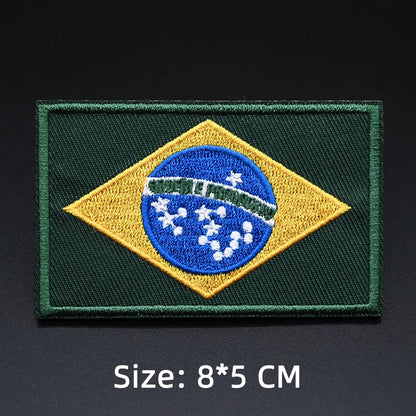 Patches Drapeaux Brodés Tactiques – international - BLACKBEARD OUTDOOR INDUSTRIES