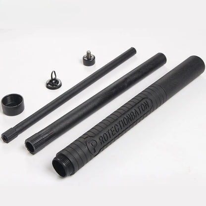Bâton Télescopique de Défense à 3 Sections  65cm – Léger, Repliable, Multifonction | Autodéfense - BLACKBEARD OUTDOOR INDUSTRIES