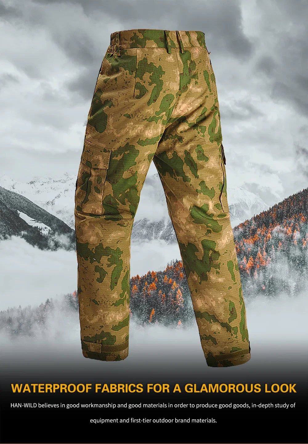 Ensemble d’Hiver Chasse Outdoor – Veste et Pantalon Camouflage Épais, Chauds, Imperméables, Uniforme Tactique Résistant à l’Usure - BLACKBEARD OUTDOOR INDUSTRIES