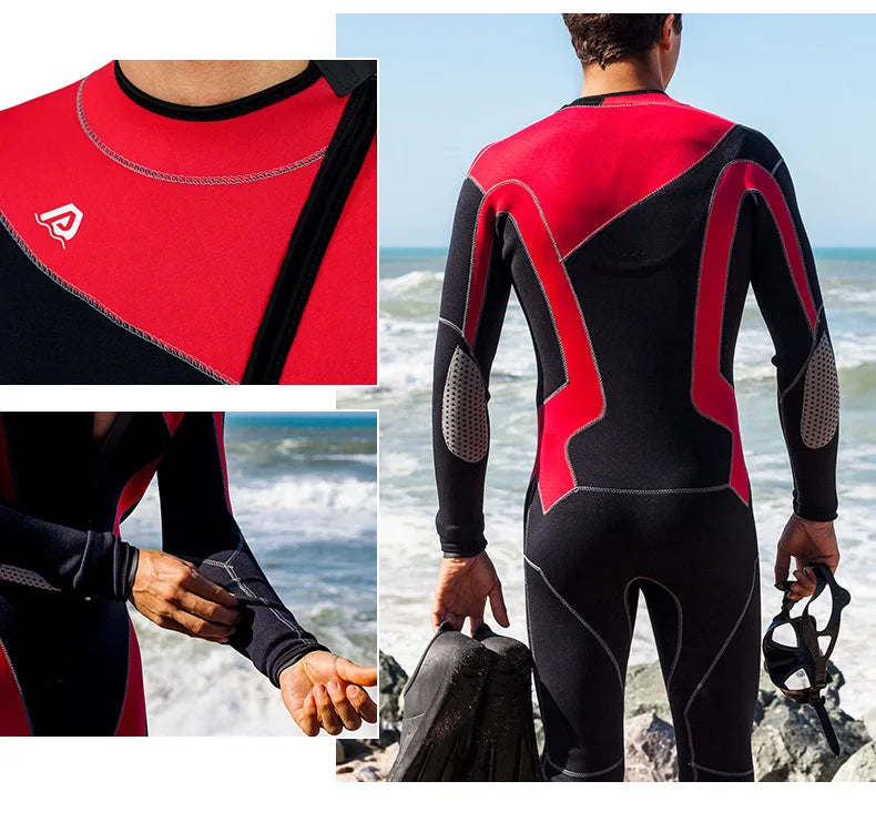 Combinaison de Plongée Homme 3MM Néoprène – Natation, Surf, Plongée, Snorkeling - BLACKBEARD OUTDOOR INDUSTRIES