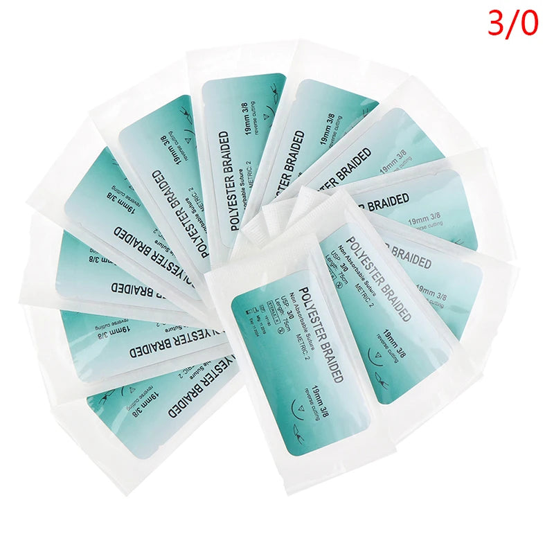 Kit de Suture Chirurgicale Synthétique avec Aiguille – Nylon Monofilament pour Formation Médicale et Vétérinaire Ma boutique