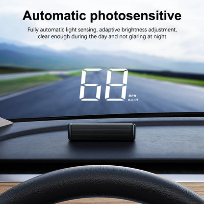 Affichage Tête Haute (HUD) de Vitesse pour Véhicule – Compteur Numérique GPS, Projection sur Pare-Brise, Accessoire Électronique Auto - BLACKBEARD OUTDOOR INDUSTRIES