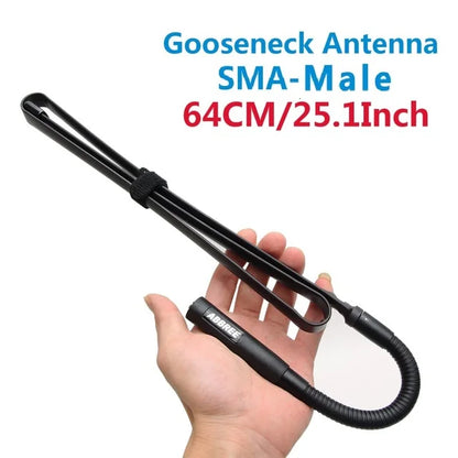 ABBREE AR-152 / AR-148 – Antenne Tactique avec Câble Coaxial SMA-Femelle pour Baofeng UV-5R / UV-82 / UV-9R Plus - BLACKBEARD OUTDOOR INDUSTRIES