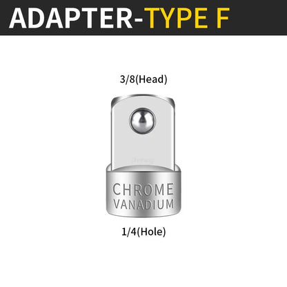 Onnfang Adaptateur Douille Cliquet – 1/2", 3/8", 1/4" CR-V Chrome Vanadium – Outils de Réparation Auto, Vélo, Maison, Garage - BLACKBEARD OUTDOOR INDUSTRIES