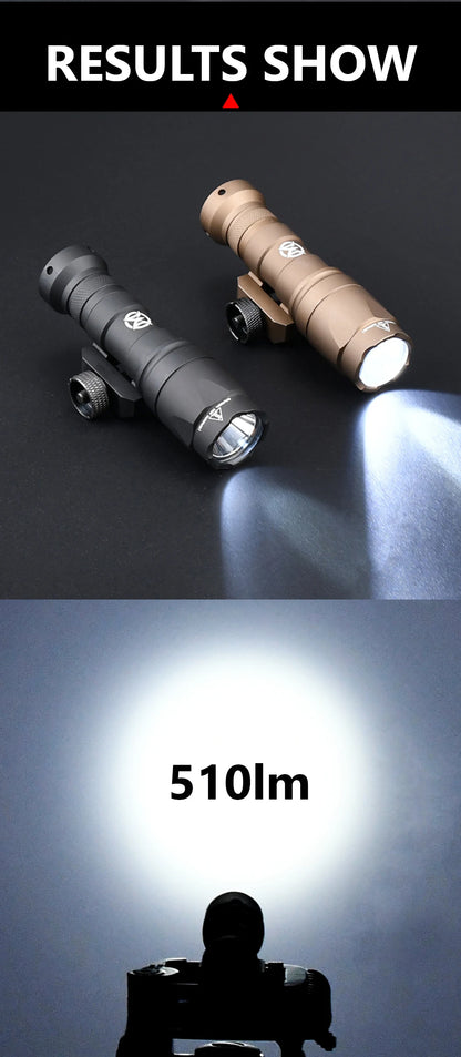 Lampe Tactique WADSN M300A – Mini Scout Light Type SureFire pour Rail 20mm - BLACKBEARD OUTDOOR INDUSTRIES
